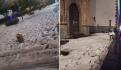 Puebla se tiñe de blanco tras intensa caída de granizo