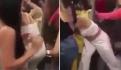 Regala lencería a compañera de trabajo frente a su esposa y desata pelea en posada (VIDEO)