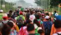 Guardia Nacional se enfrenta con migrantes en Chiapas