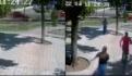 Vendedor de tamales se defiende de asaltante con una tapa de olla (VIDEO)