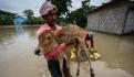 Suben a 62 las muertes por inundaciones en la India