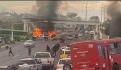 AMLO: Bloqueos, quema de vehículos y comercios fueron por detención de líderes criminales en Jalisco y Guanajuato