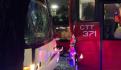 Autobús pierde el control y deja 10 heridos sobre la carretera México-Cuernavaca