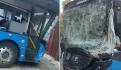 Autobús pierde el control y deja 10 heridos sobre la carretera México-Cuernavaca