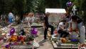 Cientos de capitalinos disfrutan del Día de Muertos en el Centro Histórico