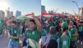 México vs Polonia: asisten 4 mil 500 personas a disfrutar del partido en el Monumento a la Revolución