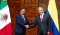 López Obrador califica la relación entre México y Colombia como de "hermandad"