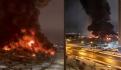 Arde otro centro comercial de Moscú; es el segundo en 4 días