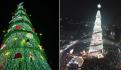 Encienden alumbrado decorativo por fiestas decembrinas en el Zócalo de la CDMX