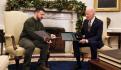 AMLO critica que Biden dio bienvenida a “América” a Zelenski, presidente de Ucrania