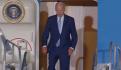"Lo recibimos con gusto y afecto": Ebrard tras arribo de Joe Biden a México