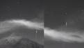 ¡Cuidado! Popocatépetl explota durante la noche del lunes y arroja fragmentos incandescentes