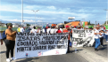 Al iniciar vacaciones, transportistas bloquean salidas rumbo a Cuernavaca, Pachuca y Querétaro