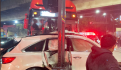 Metrobús choca con particular en avenida Balderas de la Ciudad de México