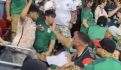 Copa Oro 2023: Aficionado apuñalado en el México vs Qatar habla desde el hospital; "sólo le quise quitar la navaja" (VIDEO)
