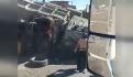 Chocan y atropellan a peatones afuera de estación Tepalcates; reportan 2 heridos y un muerto
