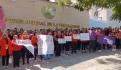Queman piñata alusiva a AMLO en protesta por desaparición de fideicomisos del Poder Judicial │ VIDEO