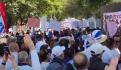 Comunidad palestina en México marcha en Reforma para exigir cese a violencia