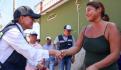Va Evelyn Salgado a poblados de San Pedro Las Playas y El Bejuco con ayuda y víveres
