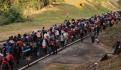 Alistan migrantes reiniciar caravana por incumplimiento del INM