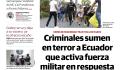 Crisis en Ecuador: ¿Armas usadas en toma de canal de TV provenían de otro país? Esto se sabe
