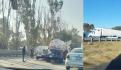 ¿Qué pasó en Circuito Interior? Reportan fuerte tráfico por volcadura de camión de bomberos | FOTOS