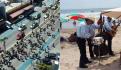 VIDEO | Ballenas jorobadas sorprenden en playas de Guerrero