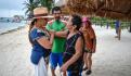 Policías de Cancún rescatan a dos menores de incendio en la Supermanzana 229