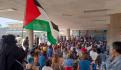 Estudiantes de la UNAM instalan campamento en solidaridad con Palestina | VIDEO