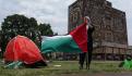 Levantan plantón pro-Palestina en la UNAM; señalan que "ha sido un éxito"