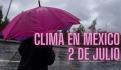 Lluvia en CDMX: ¿a qué hora va a llover HOY 3 de julio? | MAPA