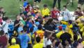 Darwin Núñez llora tras agarrarse a golpes con aficionados colombianos que habrían atacado a su familia 