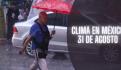 Onda tropical 21 provocará lluvias intensas en 5 estados