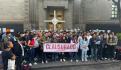 Manifestación contra reforma judicial frente al Senado afecta circulación en Paseo de la Reforma