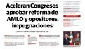 Cámara de Diputados sesionará mañana viernes para validar reforma judicial tras aprobación en congresos estatales