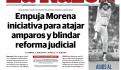 Se reúne Mara Lezama y Ricardo Monreal con la bancada federal de Quintana Roo en la Cámara de Diputados