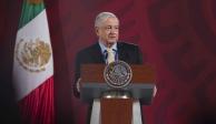 El Presidente de México, Andrés Manuel López Obrador, durante su conferencia matutina.
