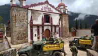 Elementos del Ejército entraron a San Juan Ozolotepec doce horas después del sismo.