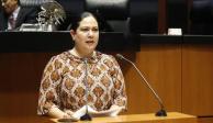 La senadora por Baja California, Alejandra León Gastelum, anunció su renuncia a Morena como militante y consejera estatal.