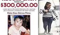 Autoridades ofrecen 300 mil pesos de recompensa por información del paradero del menor o la mujer que se lo llevó.