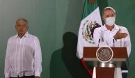 Ofrece Quirino Ordaz mensaje ante la visita del Presidente Andrés Manuel López Obrador.