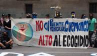 El pasado 21 de agosto vecinos de la Alcaldía de Xochimilco se manifestaron afuera de Palacio Nacional.