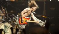 El famoso guitarrista Eddie Van Halen en una presentación