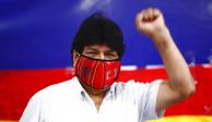 Desde Argentina, donde reside, Evo Morales, expresidente de Bolivia, consideró que su partido ganó las elecciones de este día.