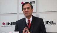 Edmundo Jacobo Molina, secretario Ejecutivo del INE.