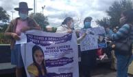 Familiares de Mary protestan en Perú para exigir apoyo de las autoridades de ambos países.