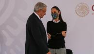 (Archivo) Presidente Andrés Manuel López Obrador y Claudia Sheinbaum, jefa de gobierno de la CDMX.