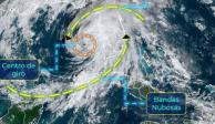 Con rachas de viento de más de 100 kilómetros por hora el huracán se dirige hacia las costas de Florida, EU.