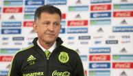 Juan Carlos Osorio durante una conferencia de prensa cuando estaba al frente de la Selección Mexicana.