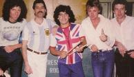 Maradona y Freddie Mercury
